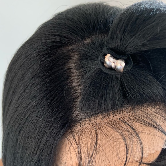 Versatile 4x4 Lace Front Synthetic Wig in Black for Daily Wear or Events - Picture 8 of 12